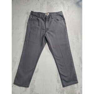 LL Bean Classic Fit Mens Jeans 37x29 Denim Stone Cotton Straight Item ID 220626